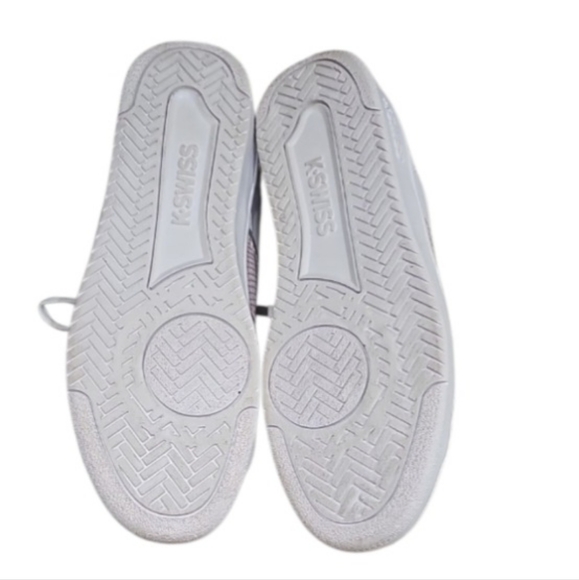 K-Swiss Tennis Shoes/Sneakers Women's Size 9 Leather White/Pink Accent EUC - Picture 13 of 13